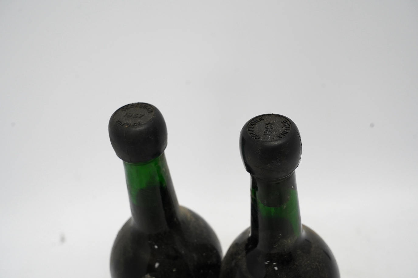 Two bottles of Cockburn's 1967 vintage port. Condition - levels good, capsules sound and labels worn.